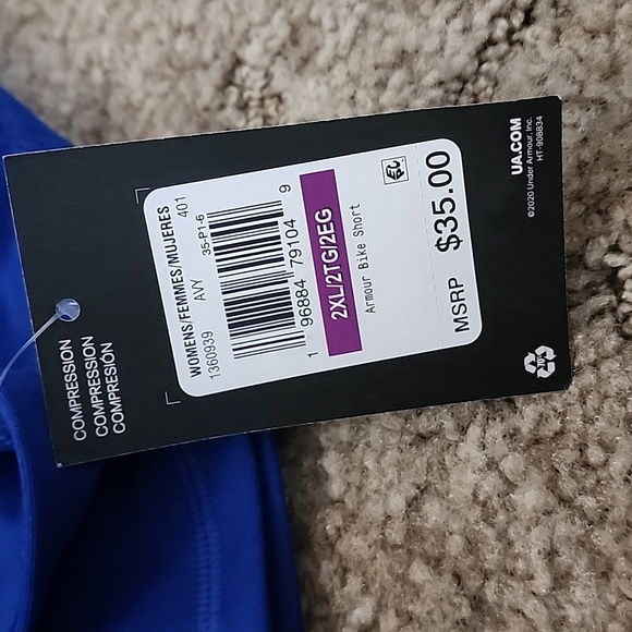 Under Armour Compression High Rise Bike Short - Picture 4 of 5